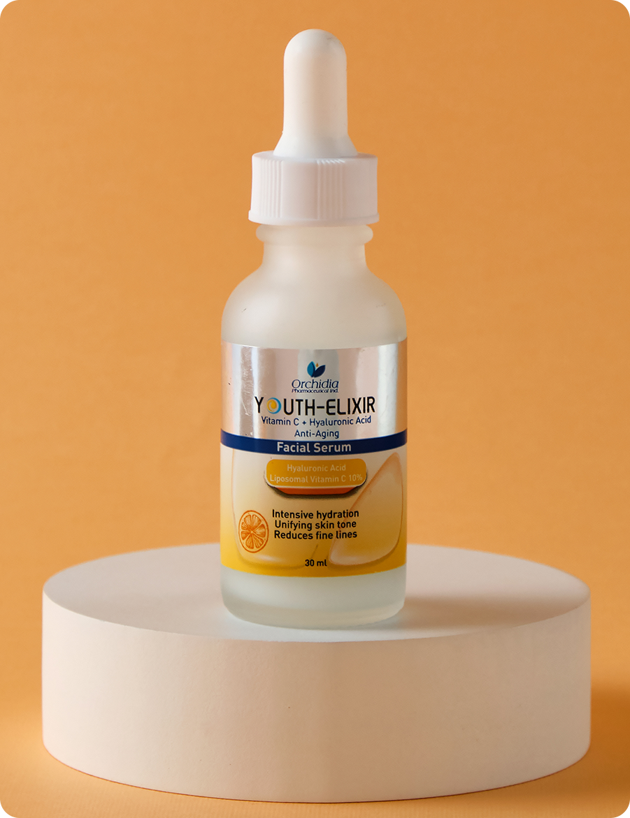 Youth Elixir Vitamin C & Hyaluronic Acid Serum – Brighten & Plump - 30ml