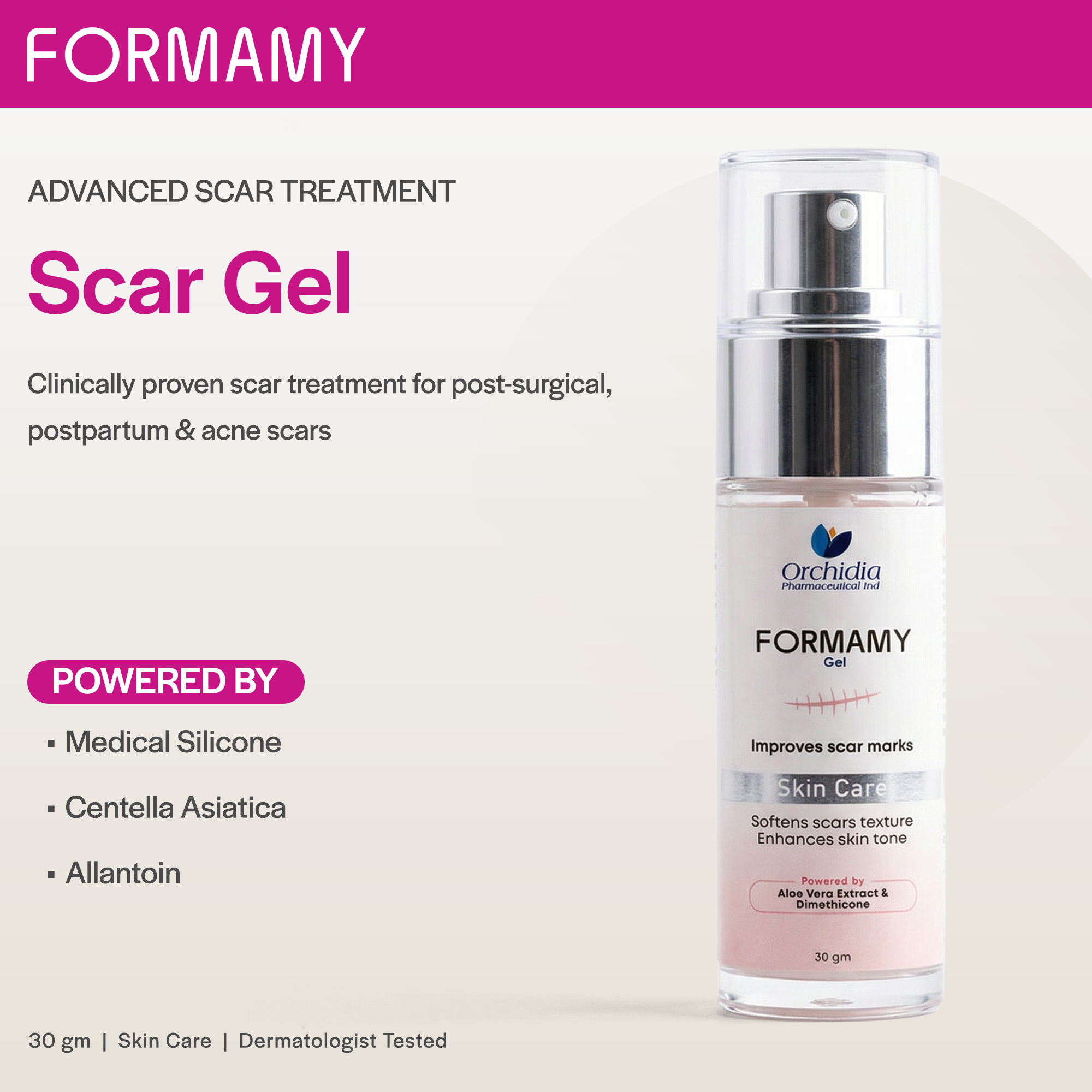 Formamy Scar Gel - 30 gm