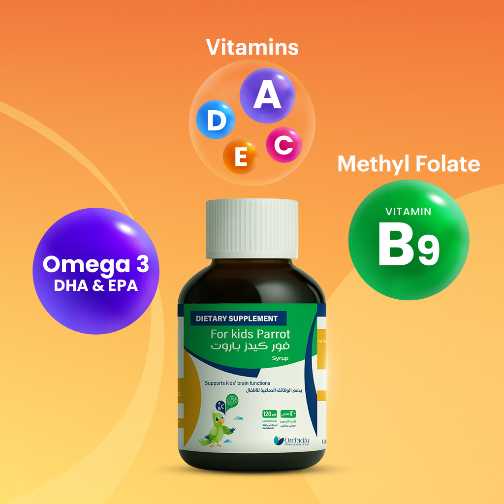 فوركيدز باروت - مكمل غذائي اوميجا 3 للاطفال - 120 مل